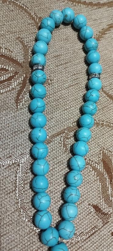 Çantalar: Təsbeh dəsti – müxtəlif təbii daşlardan firuzə qara əqiq dur nəcəf — 7