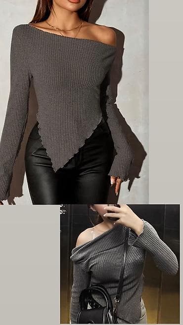 Svitşot, XS, S, rəng - Boz