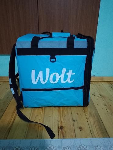 Wolt kuryerləri üçün izotermik çatdırılma çantası təzədir söküntü çirk — 2