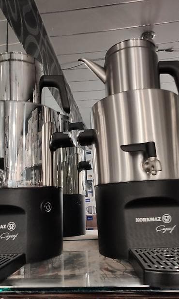 samavar: Samovar elektrik samovar Korkmaz Turk istehsali 5 litr su 2 litr cay — 9