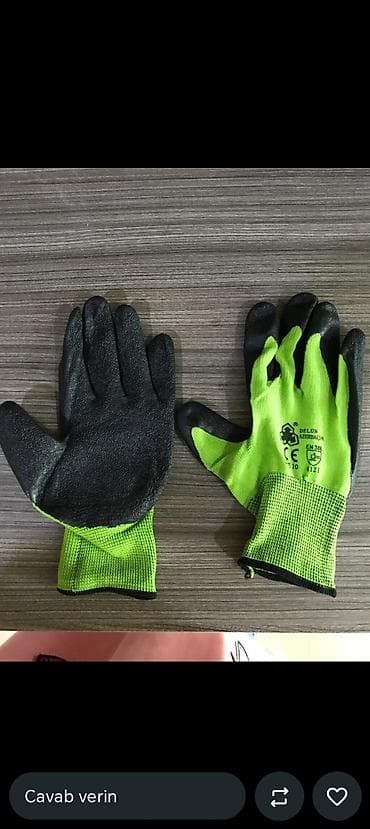 iş əlcəkləri: Məhsul: Delun Azerbaijan iş əlcəkləri - Model: EN 388 standartlı — 1