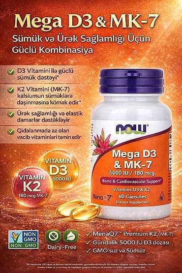 savis a e крем отзывы: NOW Mega D3 & MK-7 – Sümük və ürək sağlamlığı üçün güclü — 1