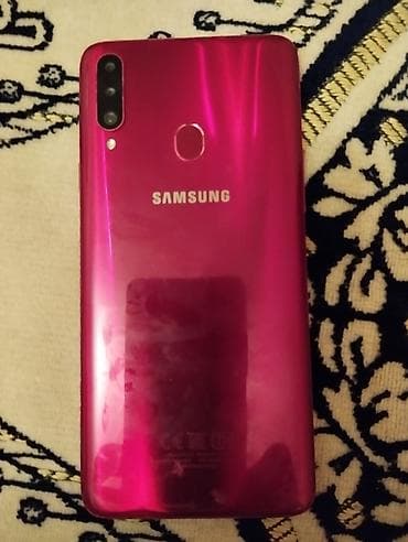 telefon akse: Samsung Galaxy A20s, 32 GB, rəng - Qırmızı — 5