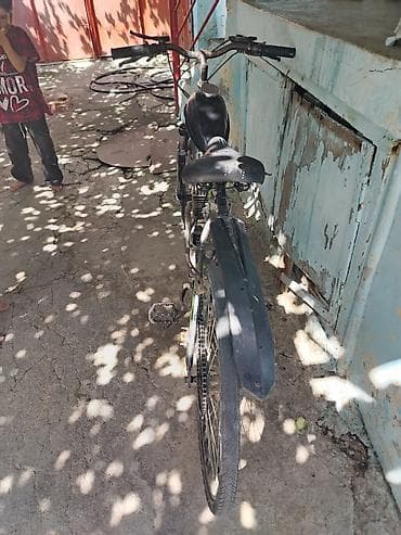 Motorlaşdırılmış velosiped – benzin mühərrikli - Velosiped şassi: dağ