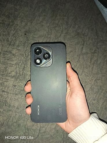 Honor 400 Lite, 256 GB, rəng - Qara, Barmaq izi, Face ID