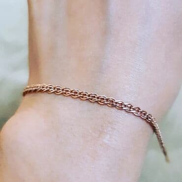 qedimi mirvari: Bilərzik, Çəhrayı qızıl, 585 Əyar, 257 g — 1