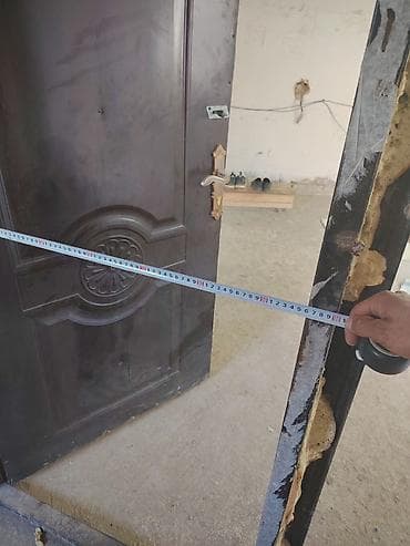 Dəmir giriş qapısı – tam dəst - Material: qalın metal/çelik — 4