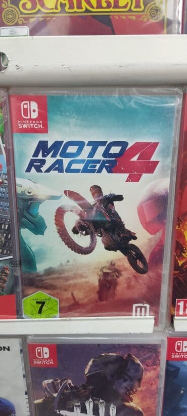 poye sviç: Nintendo switch üçün moto racer 4 oyun diski. Tam original — 1