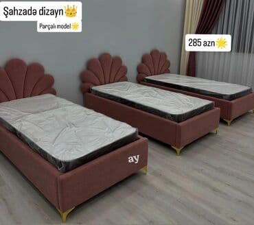 taxt carpayilar: Təknəfərlik çarpayı, Bazasız, Matras ilə, Siyirməsiz — 1