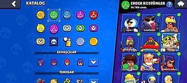 oyun adları: Brawl Stars oyun hesabı – yüksək səviyyəli kolleksiya - Kupa yolu — 4