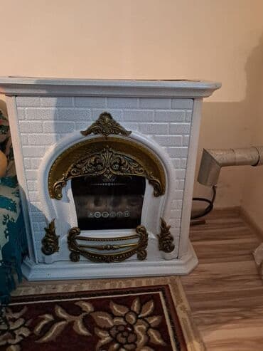 камин на дровах купить: Klassik dizaynlı elektrik/kamin sobası - Dekorativ klassik portal: ağ — 1