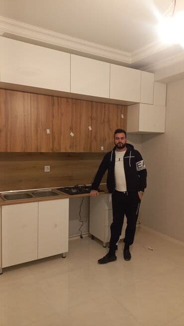 akrilik: Sifarişlə mətbəx dəsti, Özü çəkən petlələr, MDF, Kredit var, Pulsuz çatdırılma — 1