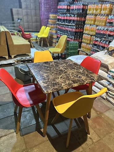 işləmiş taxta: İşlənmiş, Açılmayan, Mərmər, Kvadrat masa — 5