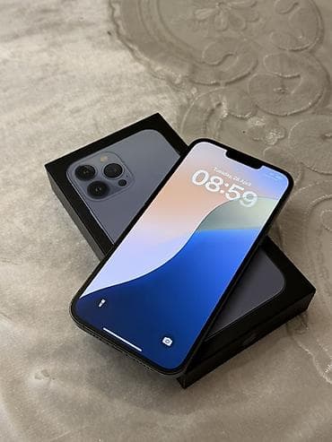işlənmiş iphone: IPhone 13 Pro Max, 256 GB, Sierra Blue, Face ID — 2