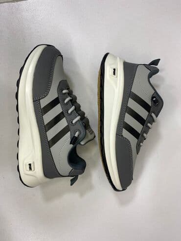 б фит для похудения: Məhsul: Uşaq idman ayaqqabısı – boz/qaranlıq boz, ağ altlıqla — 3