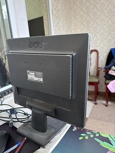 Monitorlar: Acer AL1717 LCD monitor Əla vəziyyətdədir və heç bir problem yoxdur — 2
