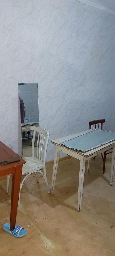 Antik massiv ağac konsol-güzgü dəsti - Material: tam massiv ağac, əl — 4