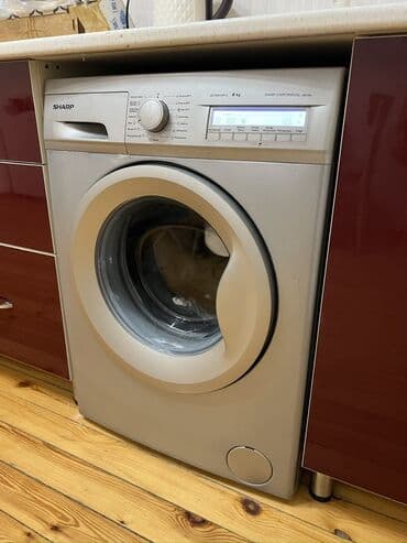 maşın üçün manitor: Paltaryuyan maşın Sharp, 8 kq, İşlənmiş, Avtomat, Qurutma var, Kredit yoxdur — 3