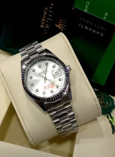 usaqlar ucun qol saatlari: Yeni, Qol saatı, Rolex, rəng - Gümüşü — 4