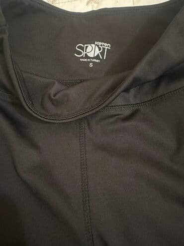 qadın idman köynəkləri: Koton Sport qara idman taytı - Brend: Koton Sport - Ölçə: S - — 1