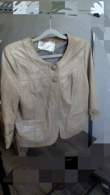4xl nece razmerdi: Куртка пиджак кожаный Yumşaq dərindən Размер М Uzunluğu 60 sm Передам — 1
