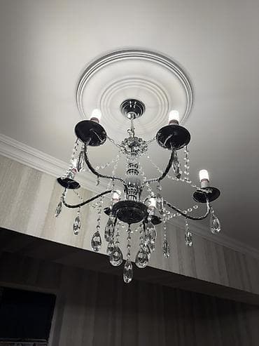 ucuz lusturlar: Çılçıraq, 3 lampa, Metal — 3