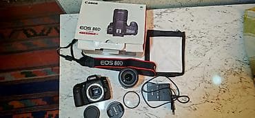 Fotokameralar: 📸 Canon EOS 80D + 18-135mm Lens 🔹 38K probek 🔹 İdeal vəziyyətdə 🔹 — 9