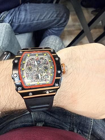 Сумки: Новый, Наручные часы, Richard mille, цвет - Черный — 3