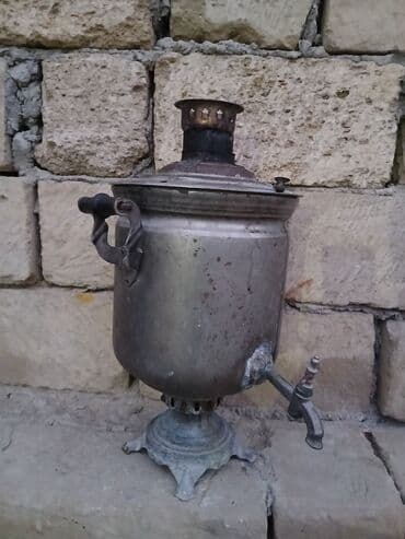 işlenmiş samavar: ‼️ Təcili Satılır ‼️ Samavar heçbir prablemi yoxdu. qədimidi Qiymət — 3