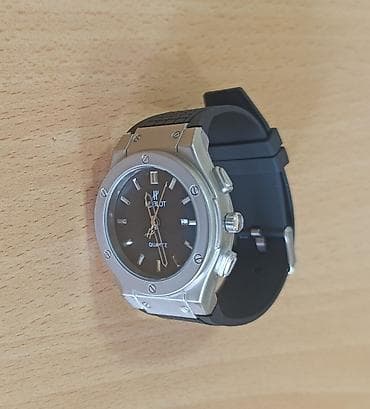 kreditle qizil saat: Qol saatı, Hublot, rəng - Qara — 3