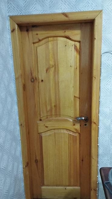 Yataq otağı üçün İşlənmiş Otaq qapısı 80x200 sm Çərçivə ilə, Ünvandan götürmə