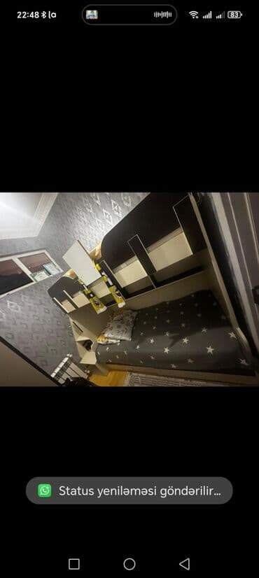 spotlarin satisi: Oğlan və qız üçün, İşlənmiş, Çarpayı, Matras ilə — 1