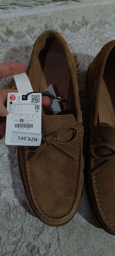 kişmir kişi cemperləri: ZARA kişi mokasinləri - Qiymət : 149 AZN alınıb 80 azn satılır — 2