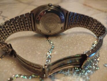 sahat: İşlənmiş, Qol saatı, Orient, rəng - Gümüşü — 4