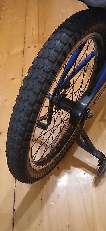 vesabetlər: Uşaq velosipedi – mavi rəng, BMX tərzində çərçivə Xüsusiyyətlər: - — 7