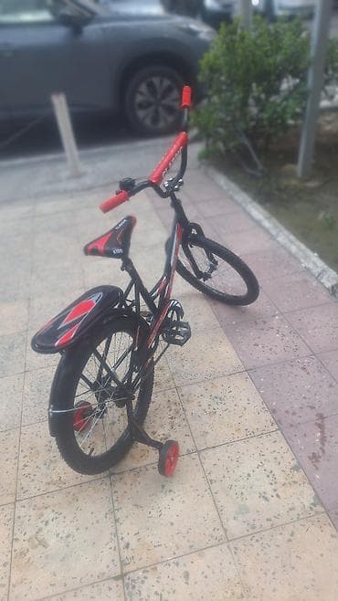 Электротранспорт: Uşaq velosipedi – STELS (Kids seriyası) - Rəng: qara-qırmızı ağ — 6