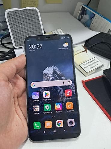 xiaomi note 2: Xiaomi Mi 8, 64 GB, rəng - Qara, 
 Barmaq izi — 3
