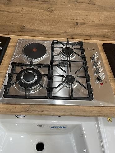 aeg pec: Quraşdırılan qaz-elektrik qarışıq plitələr (4 gözlü) - Kombinə — 4