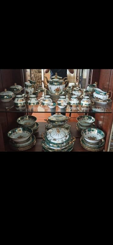 Nahar dəsti, rəng - Ağ, Farfor