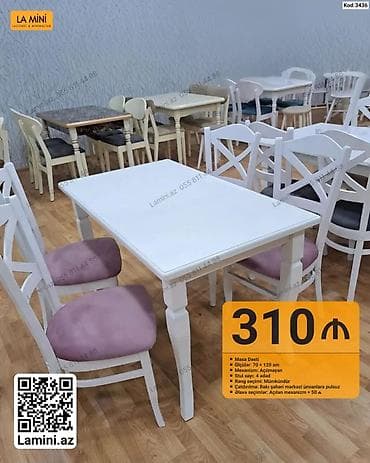 Məhsul: Masa dəsti (Kod: 3436) Təsvir: - Klassik üslublu süfrə masası