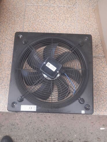 Zərərvericilərə qarşı mübarizə aparatları: Sənaye tipli divar ventilyatoru - Korpus: kvadrat metal panel, ön — 3