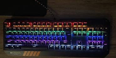 Canyon GK-6 Gaming mexaniki klaviatura - Tam ölçülü (nümerik bloklu)