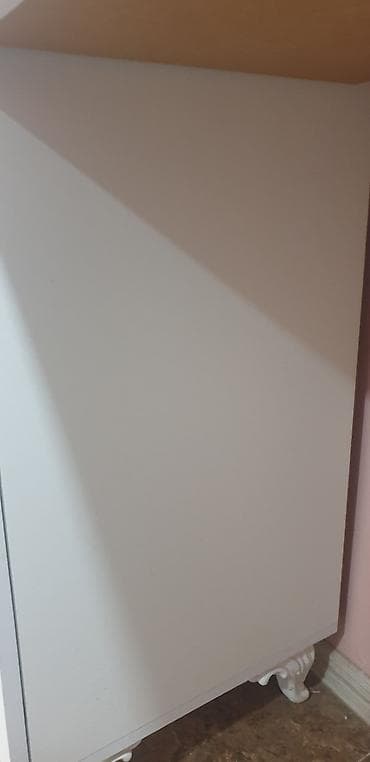 salon ucun termo: Peşəkar vizaj üçün geniş iş masası və güzgü komplekti - Rəng: ağ — 8