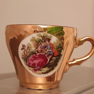 Çay dəsti, rəng - Qızılı, 6 nəfərlik, Yaponiya — 2