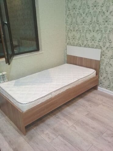 tek adamliq kravatlar: Təknəfərlik çarpayı, Matras ilə — 3