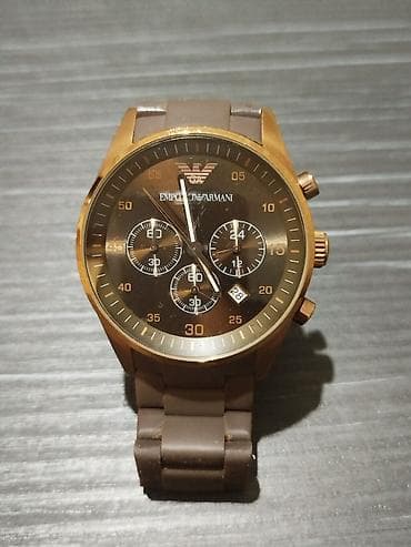 luç saat: İşlənmiş, Qol saatı, Emporio Armani, rəng - Qızılı — 4