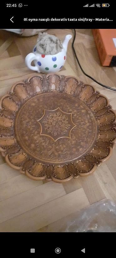 Çay dəsti, rəng - Çəhrayı, Farfor