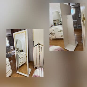 klon geyimi: Güzgü Döşəmə üstü, Düzbucaqlı, Dekorativ, Çərçivə ilə — 2