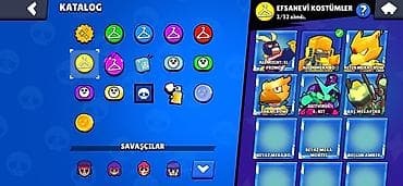 Brawl Stars hesabı – zəngin kostyum kataloqu və yüksək irəliləyiş