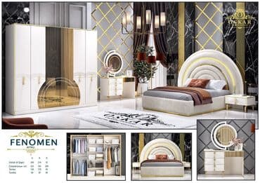 İkinəfərlik çarpayı, Dolab, Termo, 2 tumba, Yeni